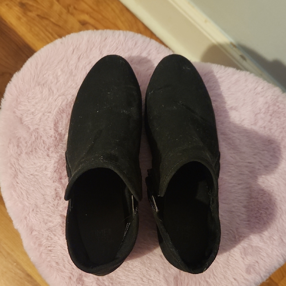 True Craft Black Ankle Boots